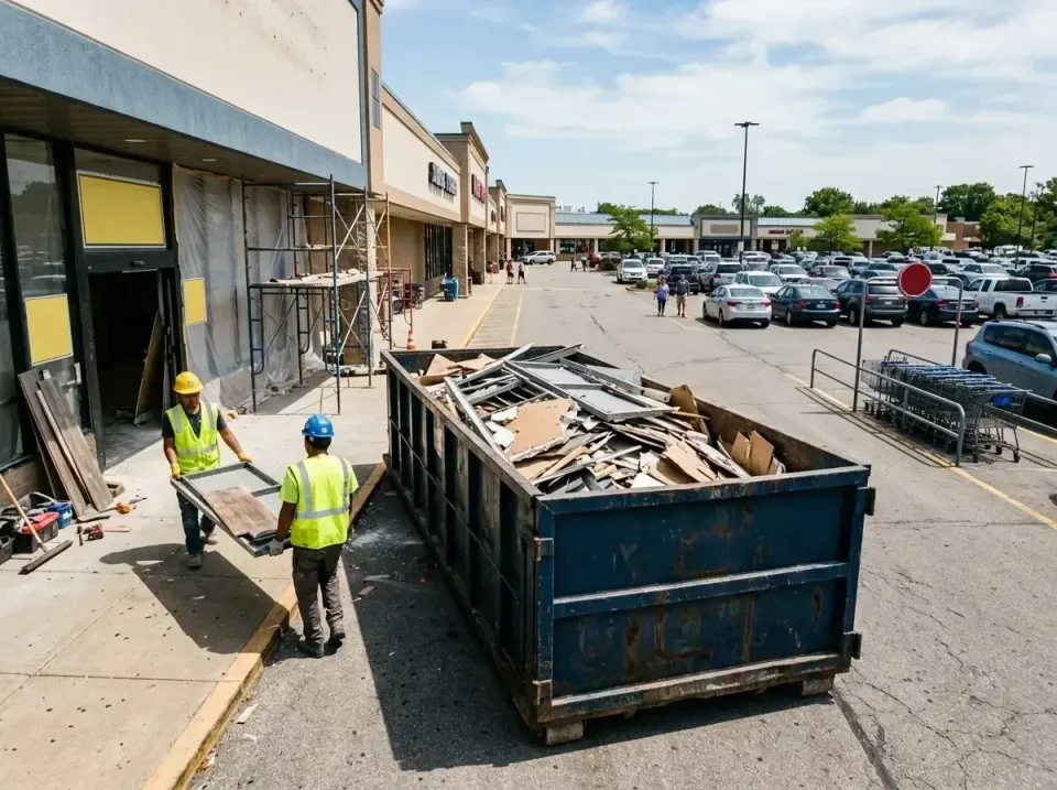 retail-store-renovation-debris-003 — frequently asked questions, Roll-off Dumpster Rentals in Central Point, OR